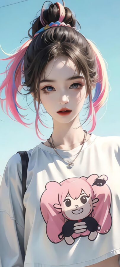 图片[19]-个性AI美女手机壁纸-尖叫文案