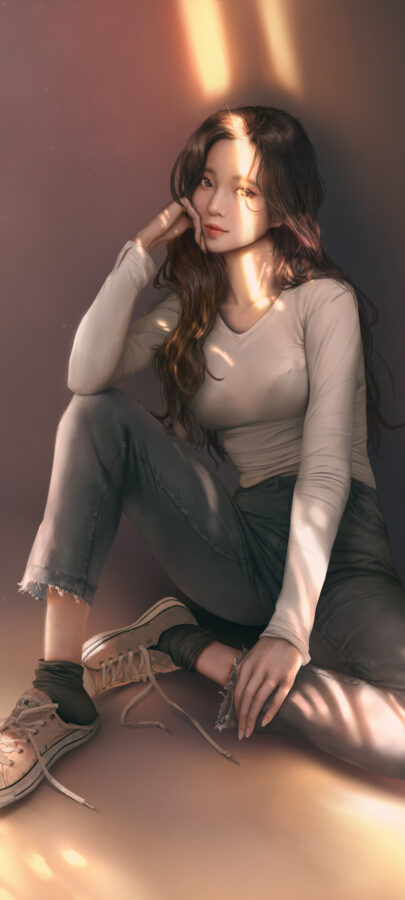 图片[7]-AI时尚美女手机壁纸-尖叫文案