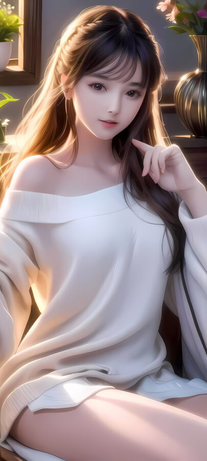 图片[4]-AI时尚美女手机壁纸-尖叫文案